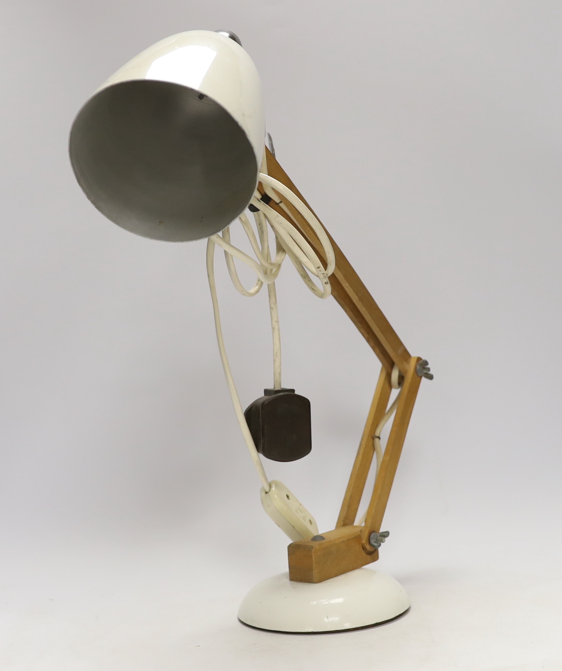 A Terence Conran Maclamp desk lamp, 43cm high